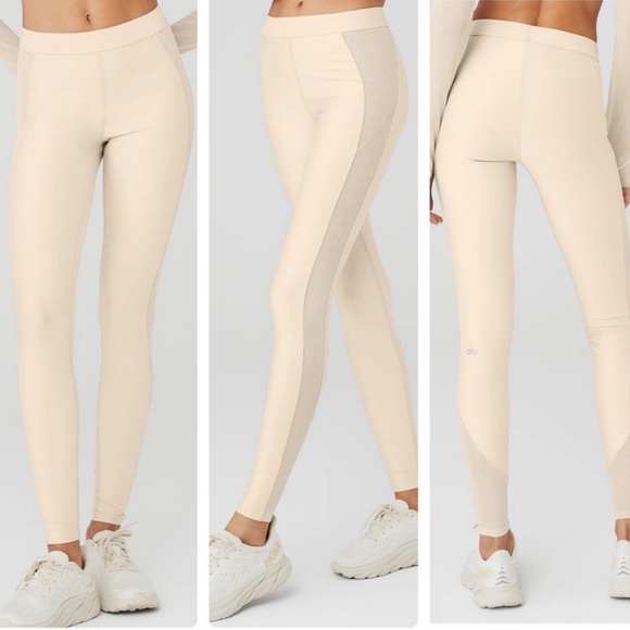 Alo airlift high-waist ballet dream legging in macadamia NWT - Picture 1 of 5